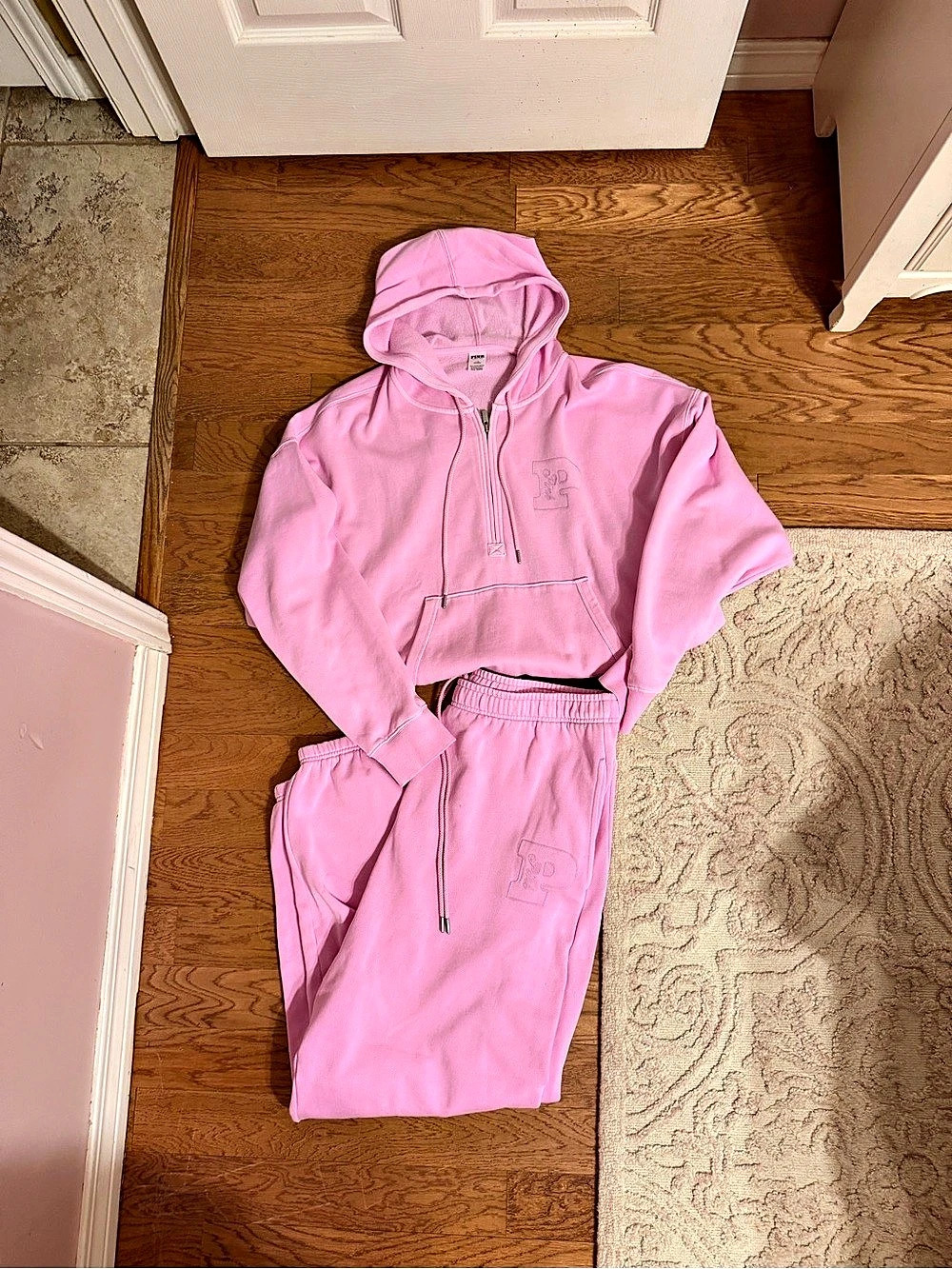 PINK matching Set Size XL Like New